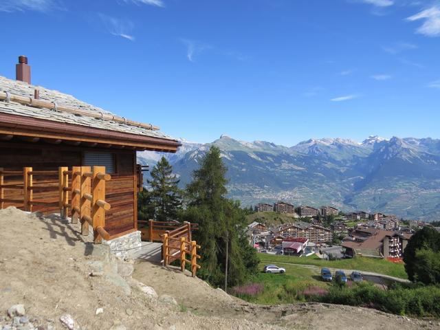 bei Punkt 1500 m.ü.M. mit Blick auf Haute-Nendaz