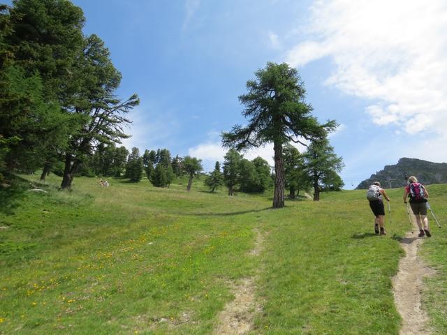 bei Tracouet scheint noch die Sonne