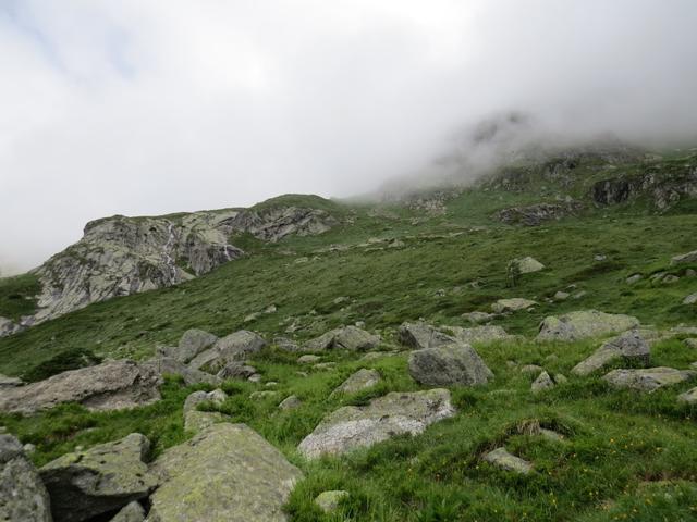 wir nähern uns auch leider immer mehr den Wolken und den Nebelschaden