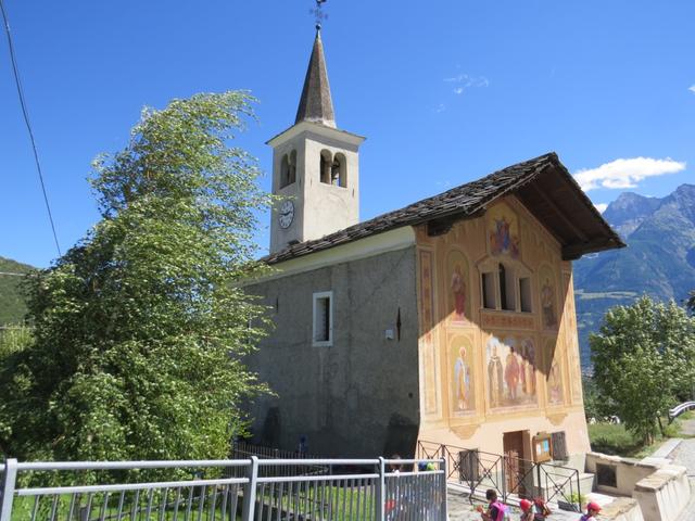 bei der kleinen Kirche von Signayes