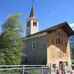 bei der kleinen Kirche von Signayes