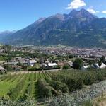 sehr schönes Breitbildfoto mit Blick auf Aosta