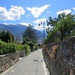 wir nähern uns dem Zentrum von Aosta