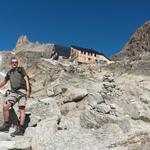 Franco bei der Cabane d'Orny