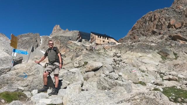 Franco bei der Cabane d'Orny