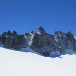 Blick auf die Aiguilles Dorées