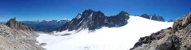 sehr schönes Breitbildfoto des Glacier d'Orny
