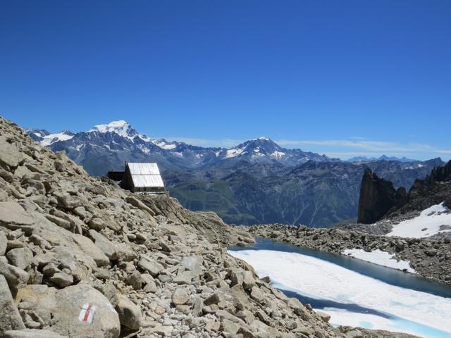 kurz vor der Cabane d'Orny