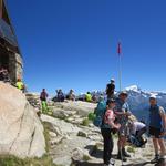 wir haben wieder die Cabane d'Orny 2826 m.ü.M. erreicht 