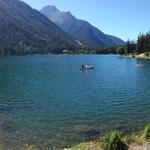 schönes Breitbildfoto vom Lac de Champex