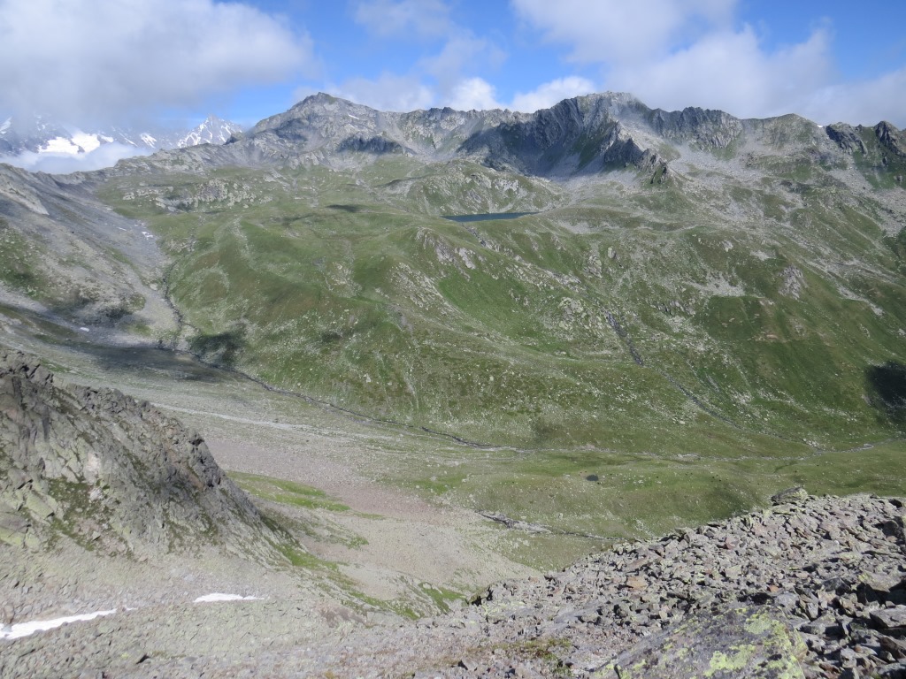 Blick in die Combe de Drône mit dem See Grand Lé