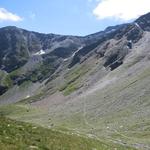 Blick zurück zum Col des Chevaux