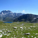 was für ein Breitbildfoto! Grand Combin, Mont Vélan, Grand Leé und der Col des Chevaux