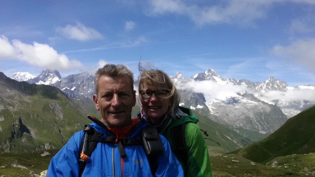 Erinnerungsfoto aufgenommen bei den Lacs de Fenêtre