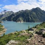 und weil es so schön ist, ein letzter Blick zurück zum Lac d'Emosson