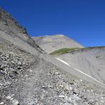 ... aufwärts Richtung Col du Vieux