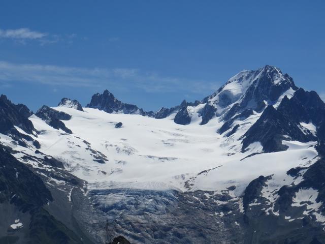 Blick Richtung Aiguille du Tour, Glacier du Tour, Aiguille du Chardonnet