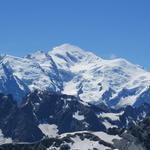 und zum Schluss der gewaltige Mont Blanc