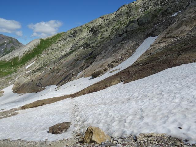 kurz vor der Fundstelle der Dinosaurierspuren