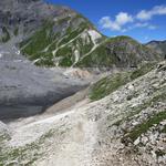 ... Richtung Staumauer des Lac du Vieux Emosson