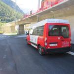 mit dem Bus sind wir danach weitergefahren bis nach Le Châble unterhalb von Verbier, im Val de Bagnes