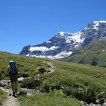 was für eine Aussicht während dem Wandern!