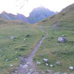 ...um die Wanderung am Gegenhang fortsetzen zu können