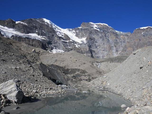 bei der Gletscherzunge des Glacier de la Tsessette