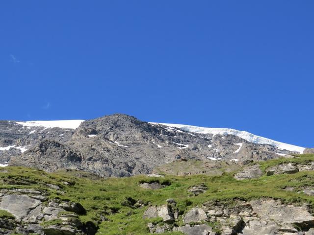 Blick hinauf zum Tournelon Blanc