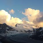 das Leuchten am Grand Combin in den späten Abend- und frühen Morgenstunden gehört zur grossen Magie dieser Bergwanderung