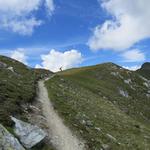 ...und erreichen danach den Col de Mille 2472 m.ü.M.
