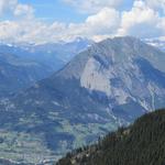 Blick zum Le Catogne. War das für ein Erlebnis als wir dort oben standen