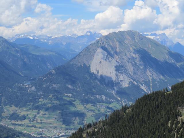 Blick zum Le Catogne. War das für ein Erlebnis als wir dort oben standen