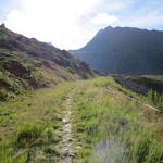 ...leicht ansteigend Richtung Cabane du Mont Fort