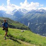 Franco ist von der Wanderung begeistert