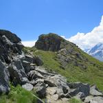 ...erreichen wir die höchste Stelle des Sentier des Chamois den Col de Termin