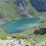 was für ein Tiefblick auf den Lac de Louvie