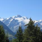 was für eine traumhafte Aussicht! Aiguille du Tour, Aiguille du Pissoir und Aiguille du Chardonnet