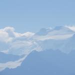 sogar der Grand Combin ist ersichtlich