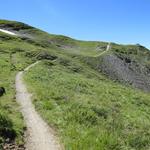 wir wandern nun auf französischen Boden