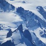 Blick auf die Aiguille du Midi