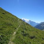 ...zum Col de Balme 2204 m.ü.M.,...