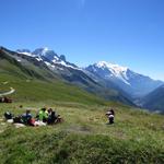 auf dem Col de Balme ist man selten alleine