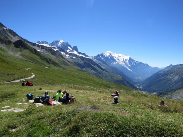 auf dem Col de Balme ist man selten alleine