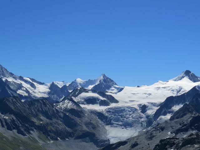 Zinalrothorn, Glacier de Moiry und Grand Cornier