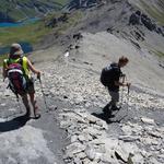 es geht zurück zum Col de Torrent