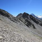 Blick auf den Col de Torrent