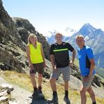 Erinnerungsfoto auf dem Col de Torrent