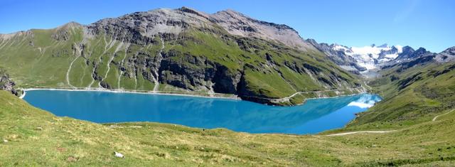 super schönes Breitbildfoto vom Lac de Moiry