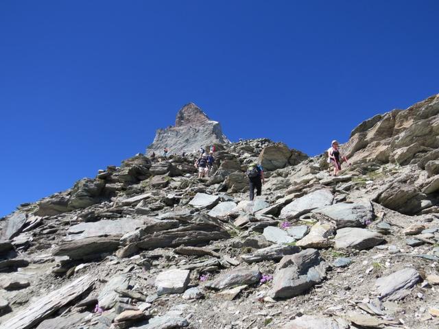 kurz vor der Hörnlihütte